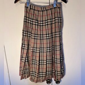 Burberry Classic Check A-Line Skirt